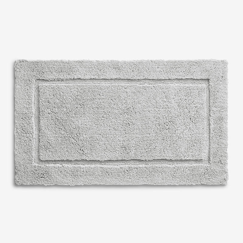 Regal Cotton Bath Rug - Light Gray, 30 in. x 72 in.