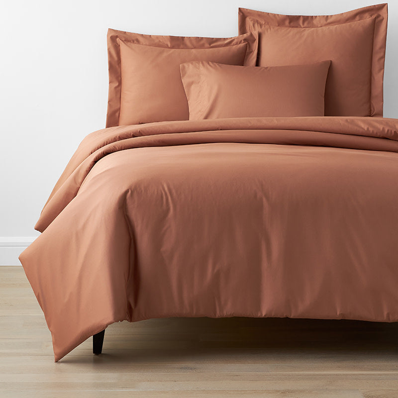 Classic Smooth Wrinkle-Free Sateen Bed Duvet Cover - Caramel, Full