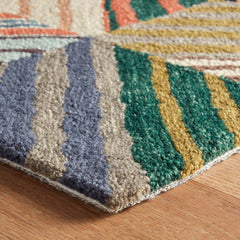 Potter Hand Hooked Wool Rug - Multi, 2' 6" x 8' Runner