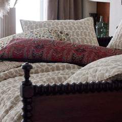 Aadrika Decorative Lumbar Pillow Cover - Red, 14 in. x 40 in.