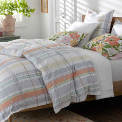 Alder Plaid Classic Cool Cotton Percale Sham - Multi, Standard