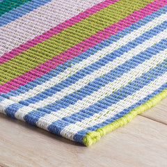 Mellie Stripe Handwoven Cotton Rug - Multi, 8' x 10'