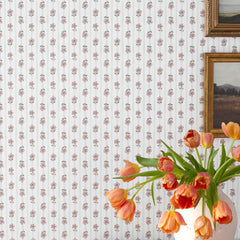 Cottage Stripe Traditional Wallpaper - Multi, Swatch