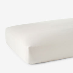Classic Smooth Sateen Solid Fitted Bed Sheet - Ivory, Twin