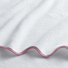 Scalloped Edge Washcloth - Pink