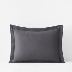 Classic Ultra-Cozy Cotton Velvet Flannel Sham - Stone Gray, Standard