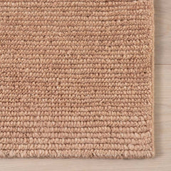 Ramsey Hank Knotted Wool Rug - Rose Quartz, 5' x 8'