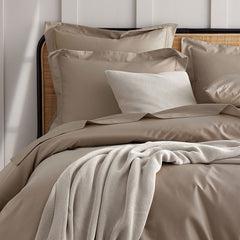 Premium Smooth Supima® Cotton Wrinkle-Free Sateen Pillowcase Set - Light Birch, Standard