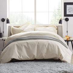 Premium Cool Supima® Cotton Percale Fitted Bed Sheet - Navy, King
