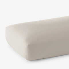 Classic Ultra-Cozy Cotton Velvet Flannel Fitted Bed Sheet - Oatmeal, Queen