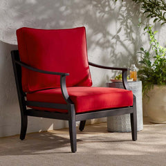 Deep Seat Chair & Seatback Cushion - Jockey Red, Small