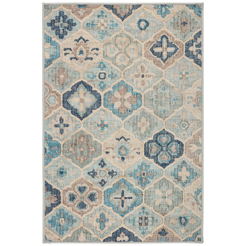 Pali Washable Rug - Blue, 2' 6" x 8' Runner