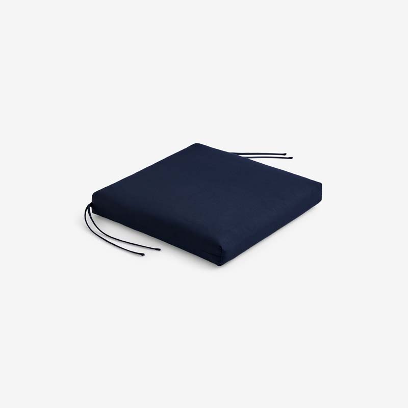 Replacement Knife Edge Chair Cushion - Navy, 16 in. x 15 in.