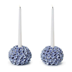 Hydrangea Bud Vases, Set of 2 - Blue