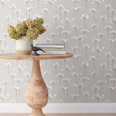 Dandelion Removable Wallpaper - Linen, Swatch