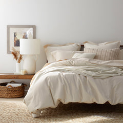 Brushed Cotton Sham - Sand, King