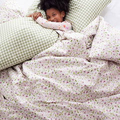 Gingham Classic Cool Organic Cotton Percale Sham - Moss, Standard