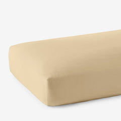 Premium Smooth Supima® Cotton Wrinkle-Free Sateen Fitted Bed Sheet - Yellow, Twin XL