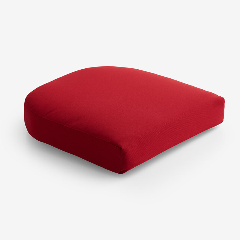 Contour Chair Cushion - Jockey Red, 20 in. x 20 in.