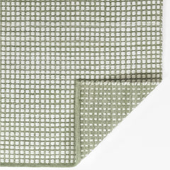 Handwoven Mini Checkered Performance Rug - Green, 2' x 3'