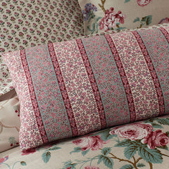Aswi Decorative Lumbar Pillow Cover - Red Multi