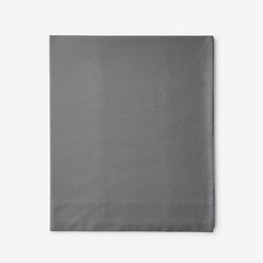 Classic Cool Cotton Percale Flat Bed Sheet - Graphite, King