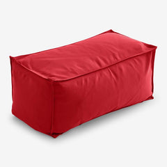 Indoor/Outdoor Pouf - Jockey Red, Large
