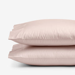 Classic Smooth Sateen Solid Pillowcase Set - Blush, Standard