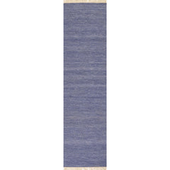 Handwoven Textured Performance Rug - Denim, 2' 3" x 8' Runner