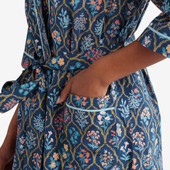 Printed Voile Women's Kimono Robe - Hawthorne, XL/XXL