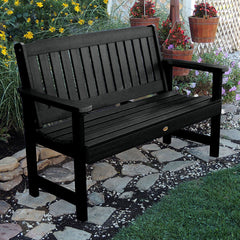 Garden Bench  -  Black, 5'