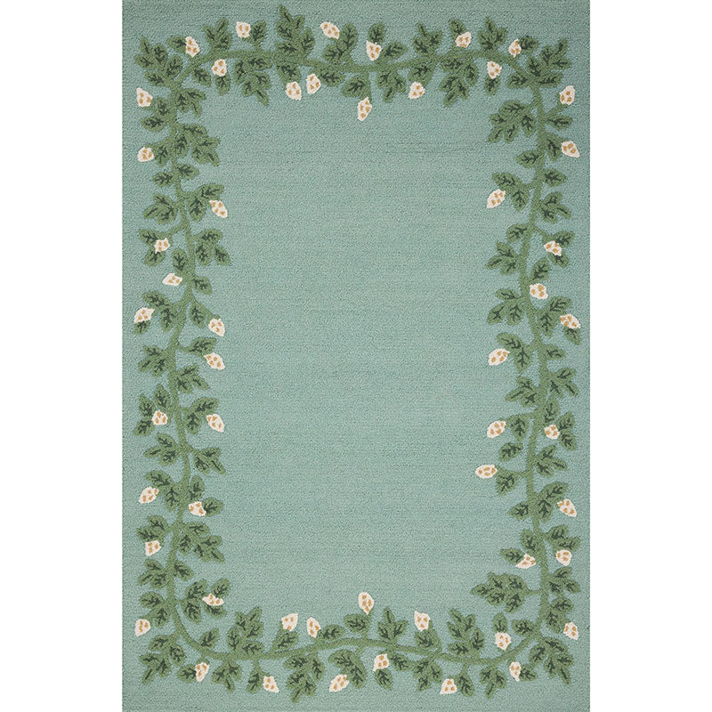 Highgrove Wool Rug - Blue, 2' 6" x 7' 6" Runner