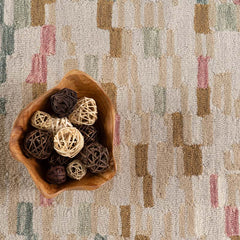 Ashmore Hand Hooked Wool Rug - Beige, 8' x 10'