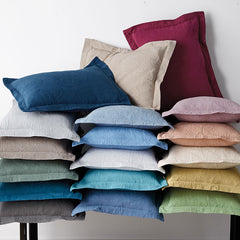 Putnam Cotton Matelassé Sham - Dusty Blue