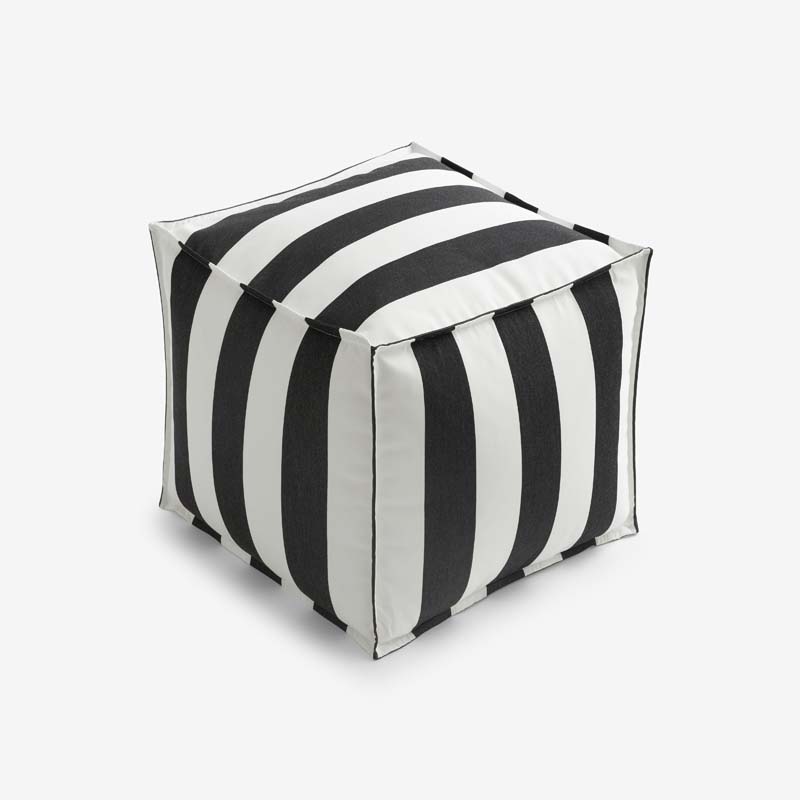 Indoor/Outdoor Pouf - Cabana Classic, Small
