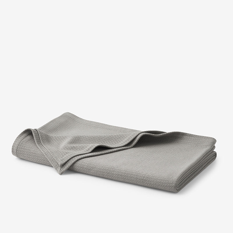 Cotton Weave Blanket - Mineral Gray, King/Cal. King