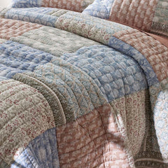 Anvitha Patchwork Quilt - Multi, Full/Queen