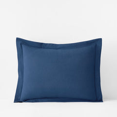 Classic Ultra-Cozy Cotton Velvet Flannel Sham - Slate Blue, King