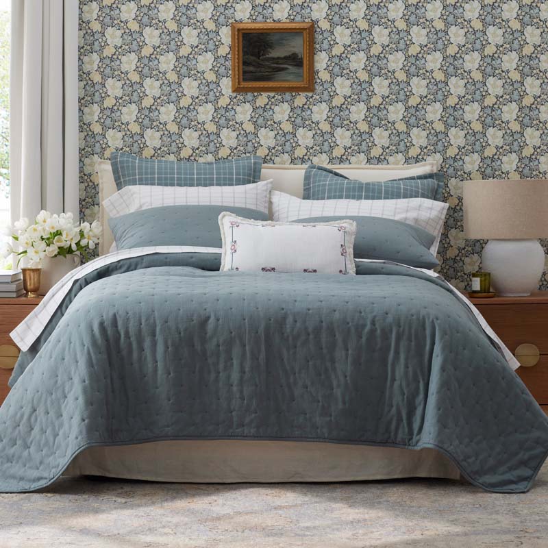 Petite Tufted Quilt - Mineral, Twin/Twin XL