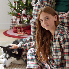 Family Flannel Kid's Button-Down Pajama Set - Idyllwild, 14/16