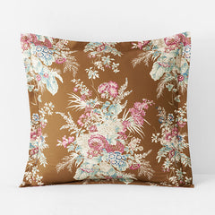Malti Premium Smooth Sateen Reversible Sham - Gold, Euro