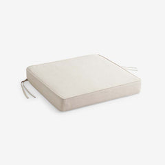 Rain Boxed Edge Replacement Chair Cushion - Pumice, 16 in. x 15 in.
