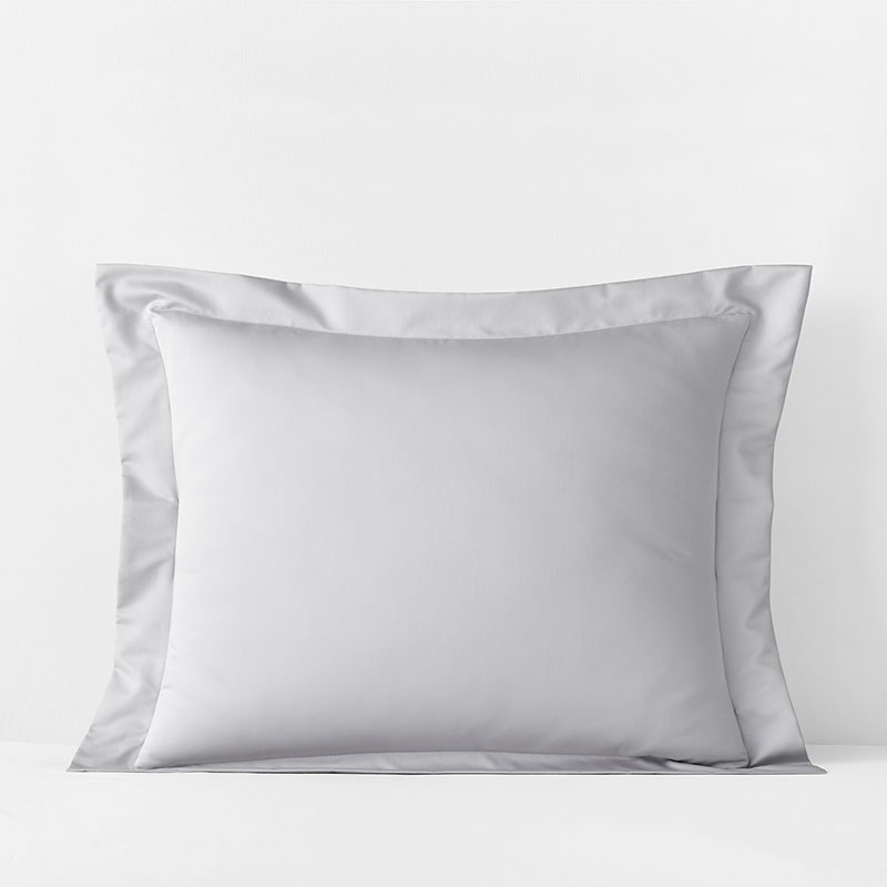 Premium Smooth Supima® Cotton Wrinkle-Free Sateen Sham - Light Gray, King