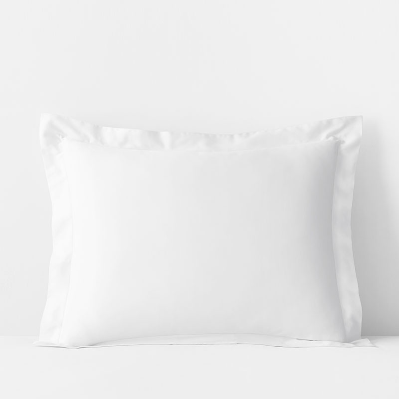 Classic Smooth Rayon Made From Bamboo Sateen Sham - White, King