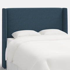 Gramercy Textured Linen Headboard - Navy, Cal King