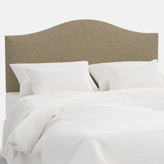 Saddle Textured Linen Headboard - Linen, Twin