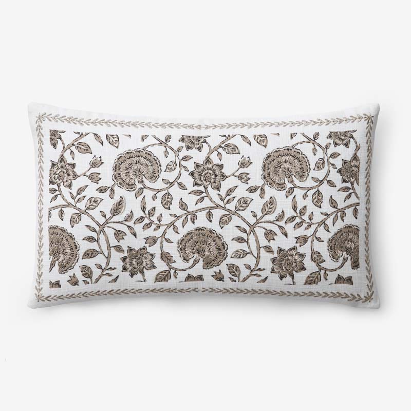 Artisan Chic Decorative Lumbar Pillow Cover - Gold, 12 in. x 21 in.
