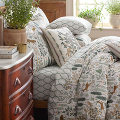 Laurel Classic Smooth Sateen Flat Bed Sheet - Sage, King/Cal King