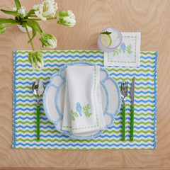Arienna Embroidered Cocktail Napkins, Set of 4 - Multi