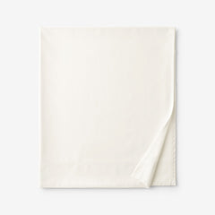Classic Smooth Rayon Made From Bamboo Sateen Flat Bed Sheet - Ivory, King